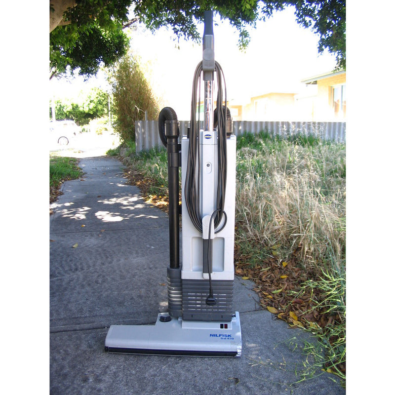 Nilfisk GU350 and GU450 Upright Vacuum Cleaner Main Filter Below Dustbag OBSOLETE - TVD The Vacuum Doctor