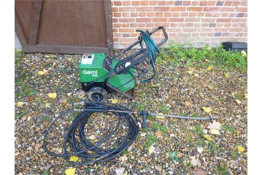 GERNI G109 G110 and G112 Series Electrical Cold Water Pressure Washer OBSOLETE - TVD The Vacuum Doctor