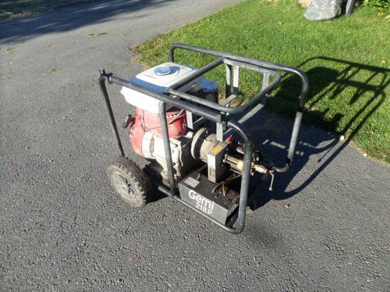 Gerni 218P Cold Water Petrol Powered Pressure Washer Now Obsolete Info Only - TVD The Vacuum Doctor