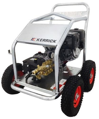 Kerrick PP4012-10C Pro Super Four Wheel 13HP Honda Powered 4000PSI Hot Water Industrial Pressure Washer - TVD The Vacuum Doctor