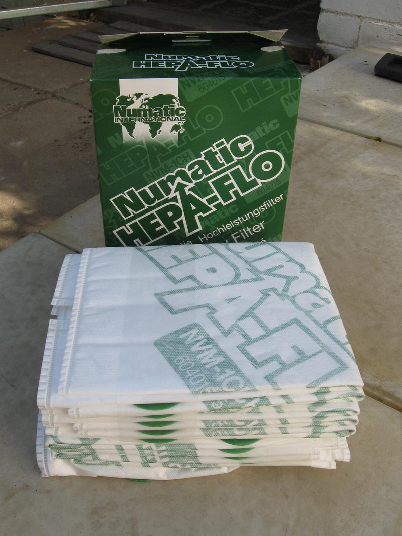 Charles by Numatic Commercial Vacuum Cleaner Dustbags 10 In A Box - TVD The Vacuum Doctor