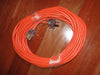 Nilfisk and Tellus GS80 and GM80 15m Orange Cord With Clear Moulded Ends - TVD The Vacuum Doctor