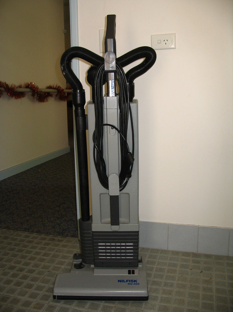 Nilfisk GU350 and GU450 Upright Vacuum Cleaner Handle Height Adjuster Button - TVD The Vacuum Doctor