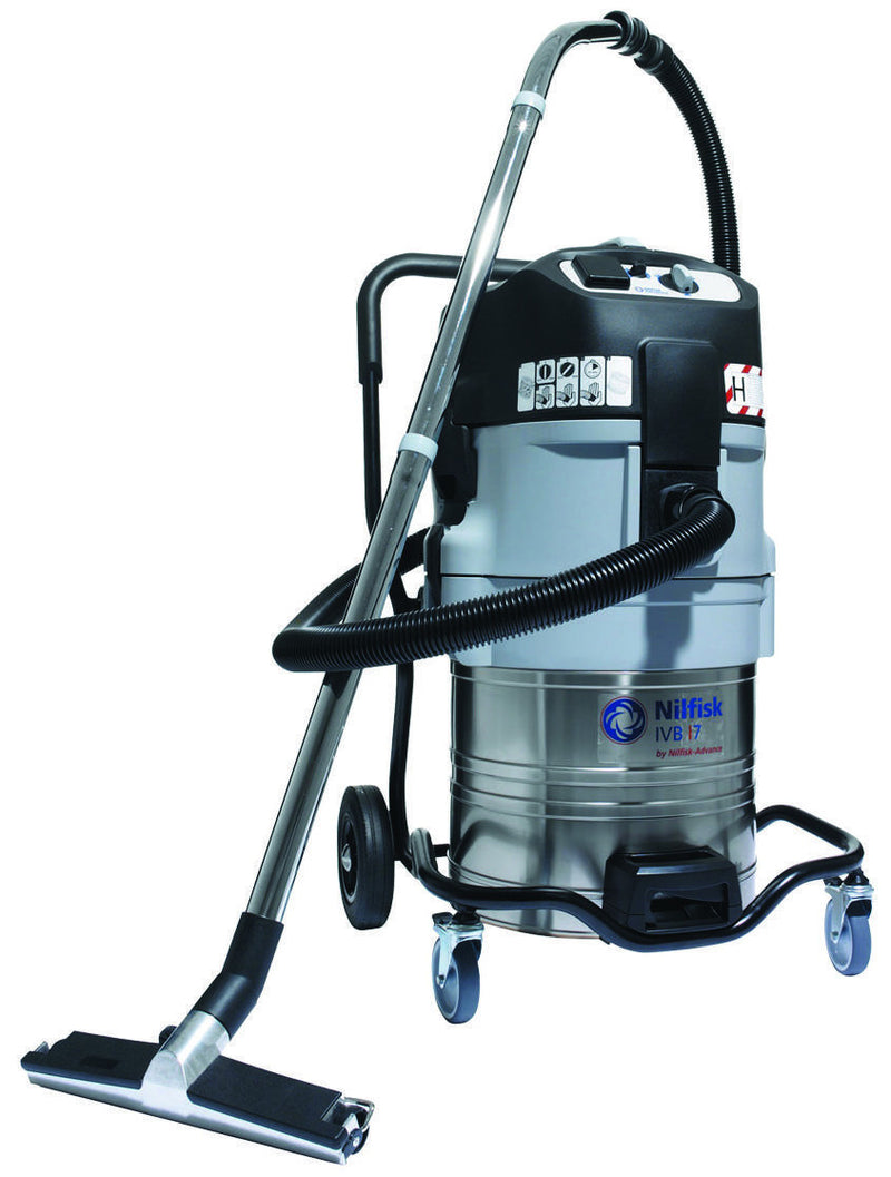 Nilfisk IVB7 H EN 60335.2.69 Approved TYPE H Asbestos Industrial Vacuum Cleaner NLA - TVD The Vacuum Doctor