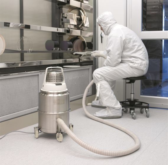NilfiskCFM IVT 1000 CR Clean Room Vacuum Cleaner To Class ISO 5 (ISO 4) Antistatic Hose Kit
