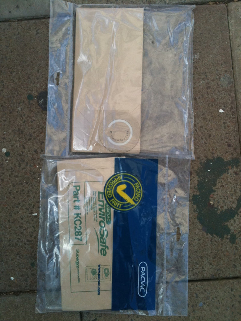 Pacvac Micron 700 Backpack Vacuum Cleaner Dustbags For Cleanrooms Pack of 5 - TVD The Vacuum Doctor