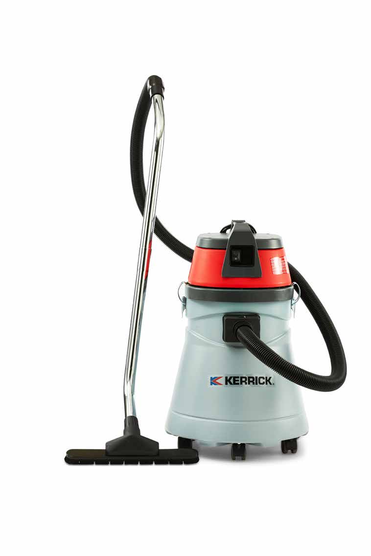 Kerrick KVAC27PE 50 Litre Heavy Duty Commercial Wet and Dry Vacuum Cleaner - TVD The Vacuum Doctor