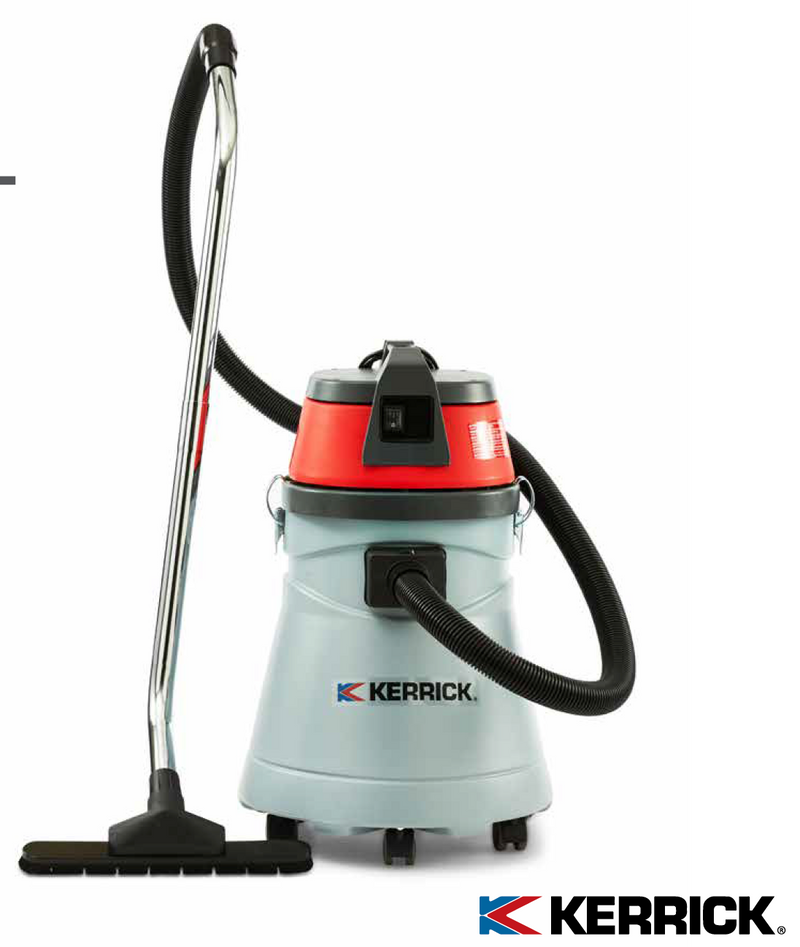 Kerrick KVAC27PE 50 Litre Heavy Duty Commercial Wet and Dry Vacuum Cleaner - TVD The Vacuum Doctor