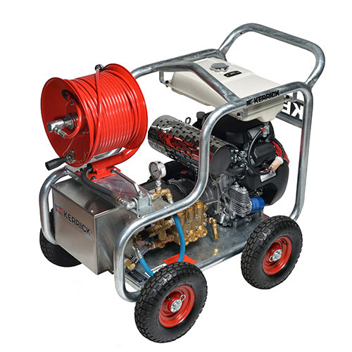 Kerrick HH3030 Petrol Powered 20HP Honda Motor Mobile 3000PSI Cold Water Pressure Washer - TVD The Vacuum Doctor