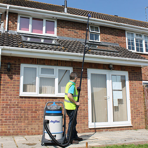 Kerrick SkyVac Panda 440 Three Motor Wet and Dry Vacuum Cleaner Kit for Gutter Cleaning - TVD The Vacuum Doctor