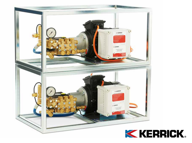 Kerrick Stationary EI1511STAR415 1500PSI Automatic Three Phase Electric Pressure Washer For Washdown Bays - TVD The Vacuum Doctor