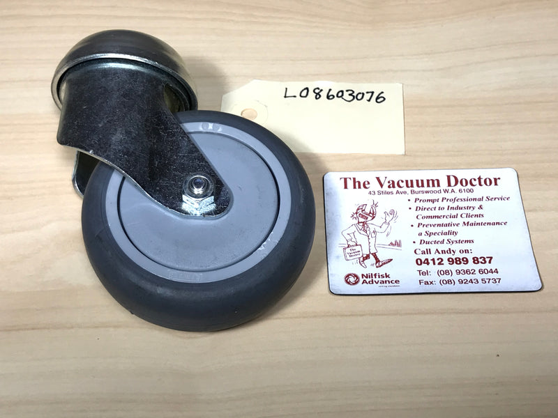 Nilfisk CA340 and Advance Micromatic Rear Swivel Castor Wheel - TVD The Vacuum Doctor