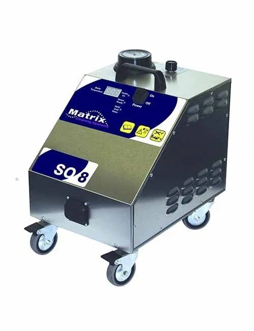 Matrix SO8 Commercial 8 Bar Steamer Without Vacuum For Cleaning And Disinfection - TVD The Vacuum Doctor