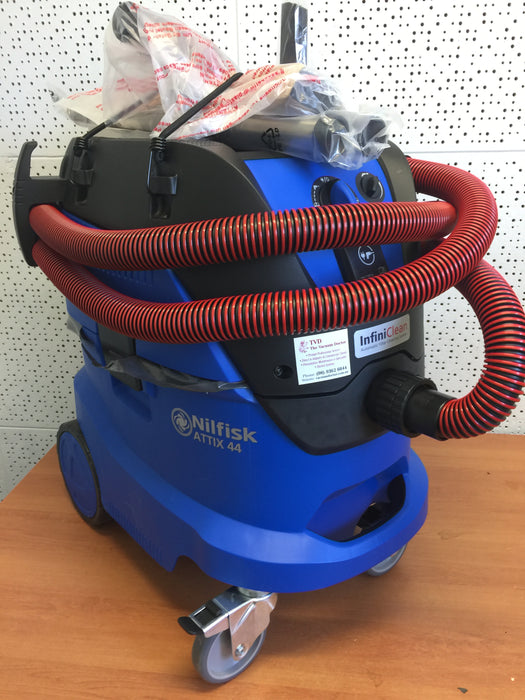 Nilfisk-ALTO ATTIX 44-2L IC InfiniClean Wet and Dry Dust Extractor With Hose Kit - TVD The Vacuum Doctor