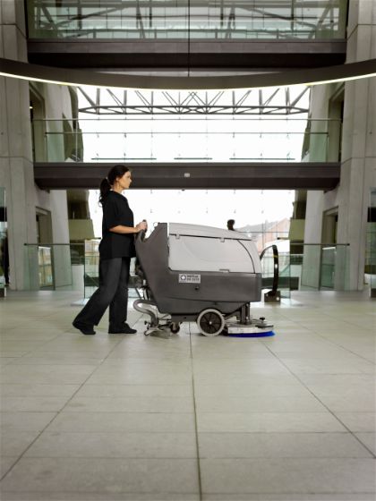 Nilfisk BA651 Battery Operated Automatic Floor Scrubber Drier - TVD The Vacuum Doctor