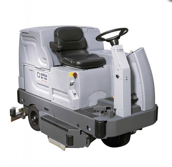 Nilfisk BR1100 and Advance Hydroretriever Disc Floor Scrubber 17" Midgrit 240 Floor Scrub Brush - TVD The Vacuum Doctor