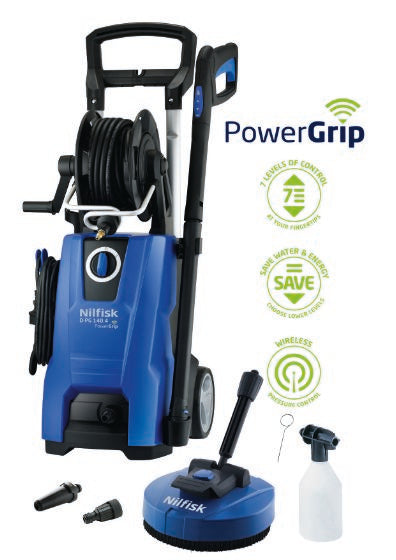 Nilfisk Compact Dynamic and Excellent Domestic Pressure Washer 150BAR Powerspeed Nozzle Magenta DOT