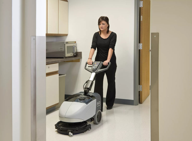 Nilfisk SC351 Portable Battery Powered Versatile Floor Scrubber Drier With Swivel Deck - The Vacuum Doctor
