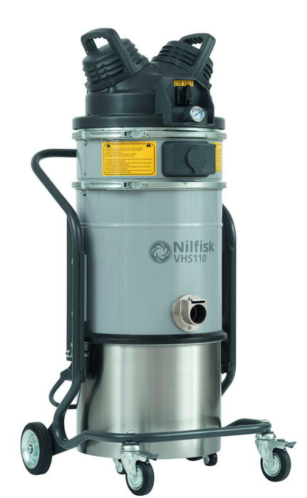 Nilfisk VHS110 Z22 ATEX Approved Explosion Proof Vacuum Complete W Upstream Absolute Filter - TVD The Vacuum Doctor
