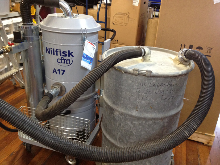 NilfiskCFM A17-60 Compressed Air Vacuum Cleaner Complete With Hose Kit - TVD The Vacuum Doctor