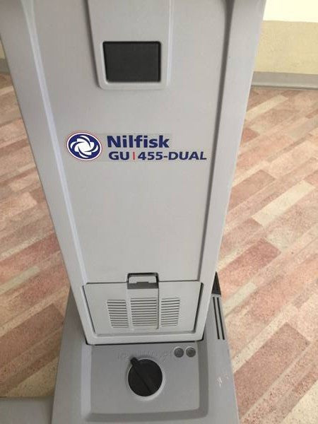 Nilfisk GU455 Dual Motor Upright Vacuum Cleaner Replaced By VU500 15 Inch - TVD The Vacuum Doctor