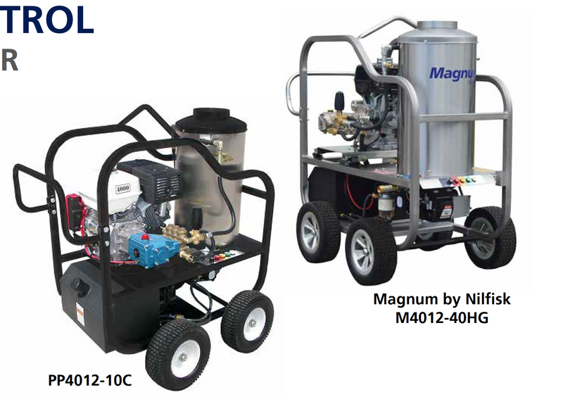Kerrick PP6012PRO-20G Pro Super Skid Stationary 3500PSI Hot Water Pressure Washer - Replaced By Other Units On This Information Page