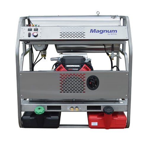 Magnum By Nilfisk PP6012MAG-35HG Pro Super Skid Stationary 3500PSI Petrol Powered Hot Water Pressure Washer - FREE Aussie Delivery - Email Us For Your Pricing