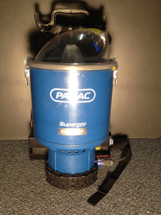 PACVAC Superpro Battery 700 Backpack Vacuum Cleaner See New Advanced Version - The Vacuum Doctor