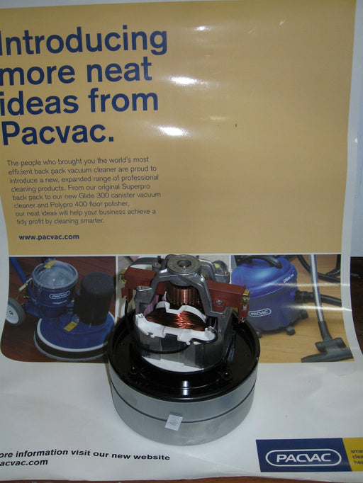 PACVAC Superpro Backpack Commercial Vacuum Cleaner Flow Thru Motor - TVD The Vacuum Doctor
