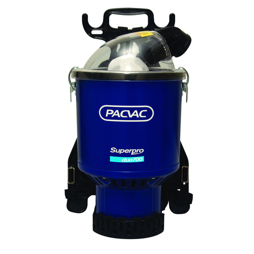 PACVAC Superpro 700 Duo BACKPACK Vacuum Cleaner For Where Spillage May Occur - The Vacuum Doctor