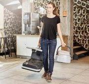 Nilfisk SC250 Battery Operated Sweep Scrubber For Cool Cafes And Artisan Bakeries! - TVD The Vacuum Doctor