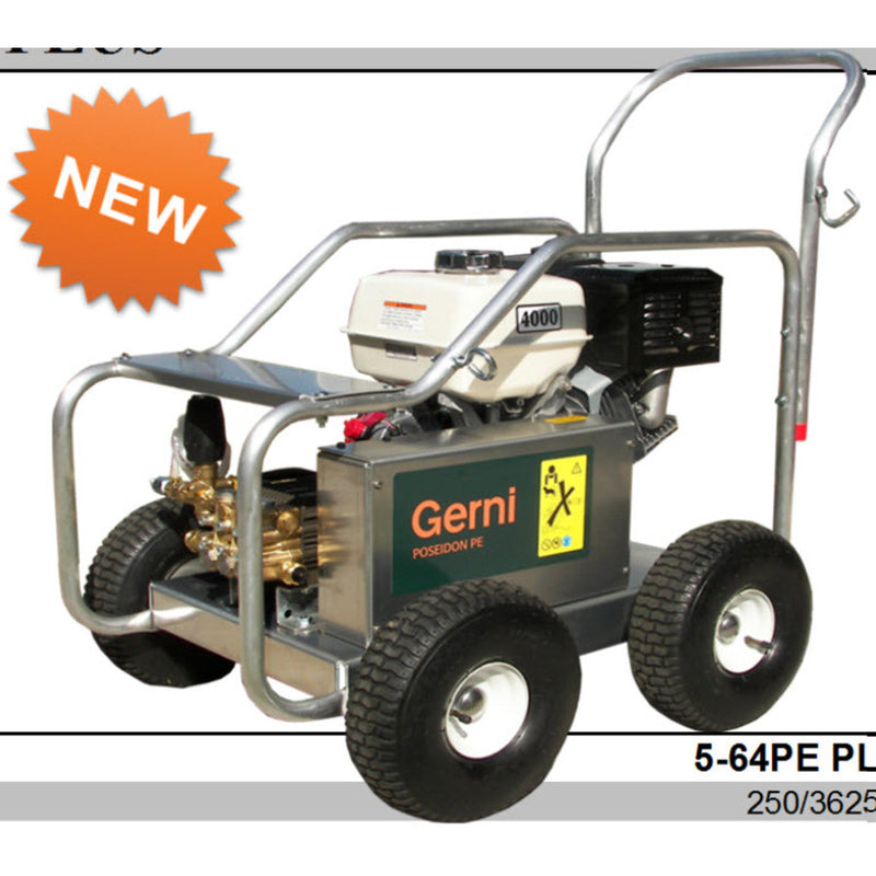 GERNI MC 5M 250/1050 PE Petrol Powered 3625PSI Cold Water Pressure Washer - TVD The Vacuum Doctor