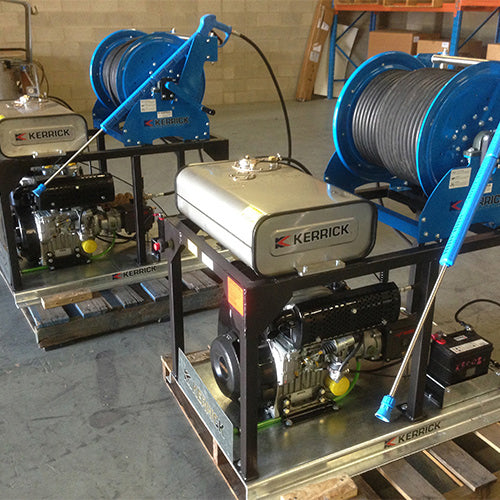 Kerrick PP6012PRO-40KLDG Pro Super Skid Stationary 4500PSI Hot Water Pressure Washer - Replaced By Other Units On This Information Page