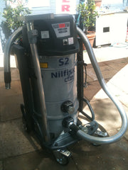 NilfiskCFM S2 Twin Motor Industrial Vacuum Cleaner Complete With Hose Kit - TVD The Vacuum Doctor
