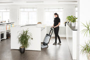 Nilfisk SC100 Compact Upright Floor Scrubber Package For Cool Cafes And Small Bars! - TVD The Vacuum Doctor