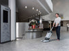 Nilfisk SC100 Compact Upright Floor Scrubber Package For Cool Cafes And Small Bars! - TVD The Vacuum Doctor