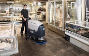 Nilfisk SC500 Battery Operated Walk Behind Automatic Floor Scrubber Drier - TVD The Vacuum Doctor