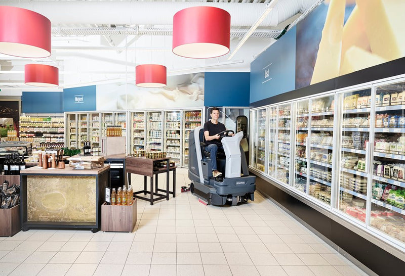 Nilfisk SC6000 1050 D Rider Scrubber-Drier With Disc Brush Scrubbing Deck - TVD The Vacuum Doctor