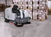 Nilfisk SC8000 1600D Diesel Rider Scrubber-Drier With Cylindrical Brush Scrubbing Deck - TVD The Vacuum Doctor