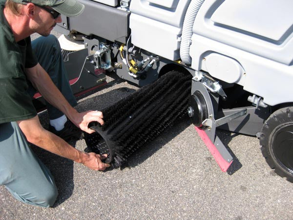 Nilfisk SC8000 Diesel Rider Scrubber-Drier With Cylindrical Brush Scrubbing Deck - TVD The Vacuum Doctor