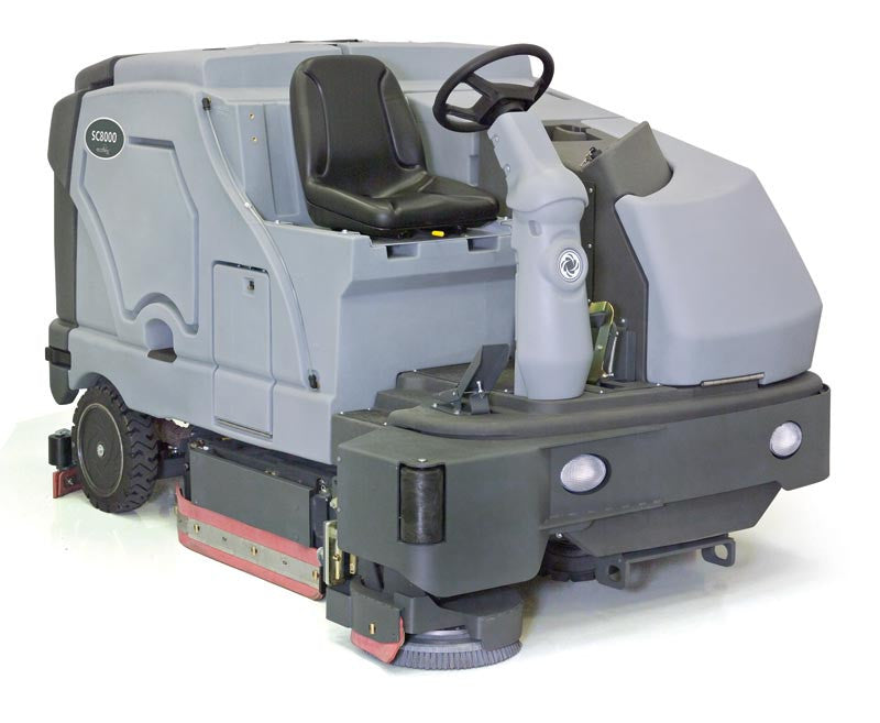 Nilfisk SC8000 1300 LPG Rider Scrubber-Drier Wi Cylindrical Brush Deck ...