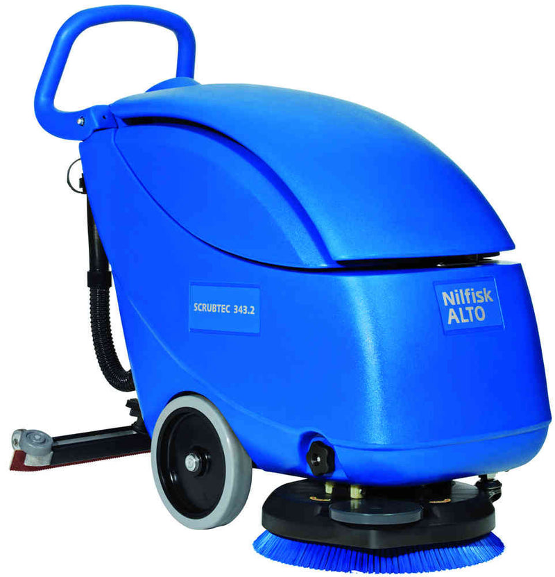 Nilfisk Scrubtec 343.2 Electric Powered Automatic Floor Scrubber Drier - TVD The Vacuum Doctor