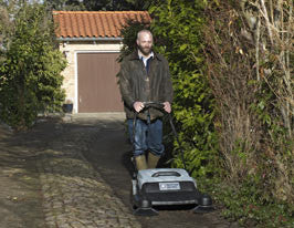 Nilfisk SM800 Walk Behind Floor Sweeper Replaced By SW250 - TVD The Vacuum Doctor