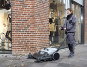 Nilfisk SM800 Walk Behind Floor Sweeper Replaced By SW250 - TVD The Vacuum Doctor