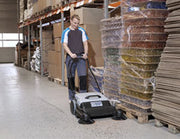 Nilfisk SM800 Walk Behind Floor Sweeper Replaced By SW250 - TVD The Vacuum Doctor