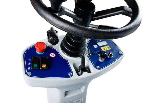 Nilfisk-Advance SR1101 Battery Powered Rider Sweeper With Dumping Hopper - TVD The Vacuum Doctor