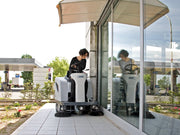 Nilfisk-Advance SR1101 Battery Powered Rider Sweeper With Dumping Hopper - TVD The Vacuum Doctor