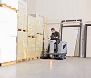 Nilfisk-Advance SR1101 Battery Powered Rider Sweeper With Dumping Hopper - TVD The Vacuum Doctor