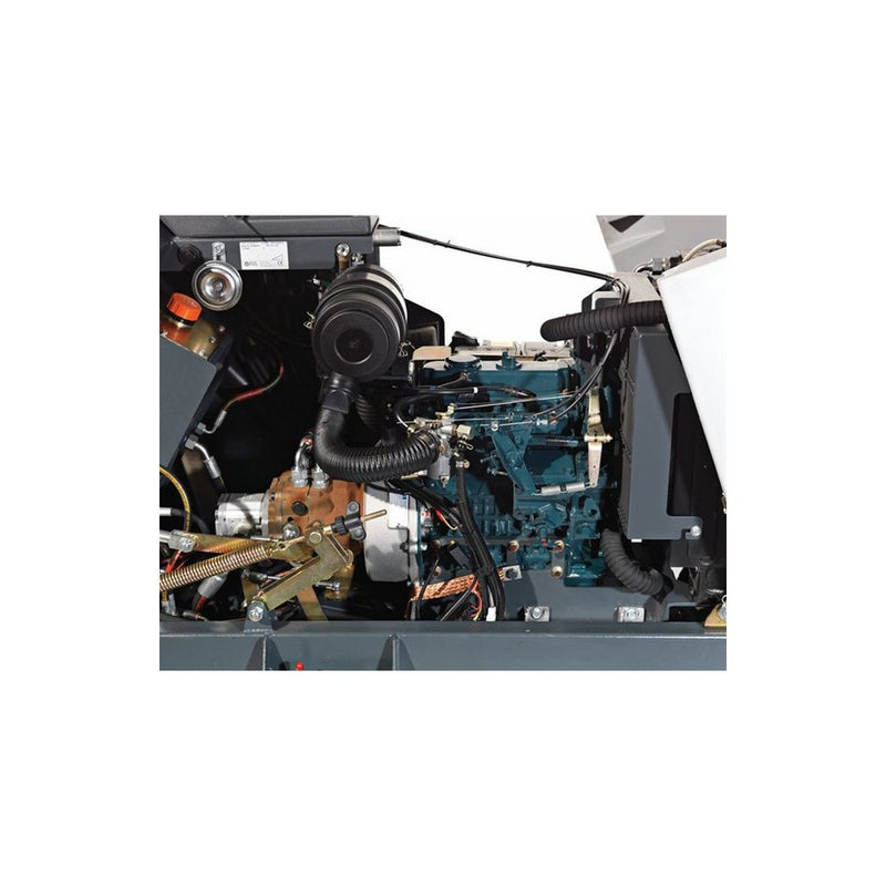 Nilfisk SR1601 G Maxi Kubota LPG Powered Rider Sweeper With Two Brooms - TVD The Vacuum Doctor