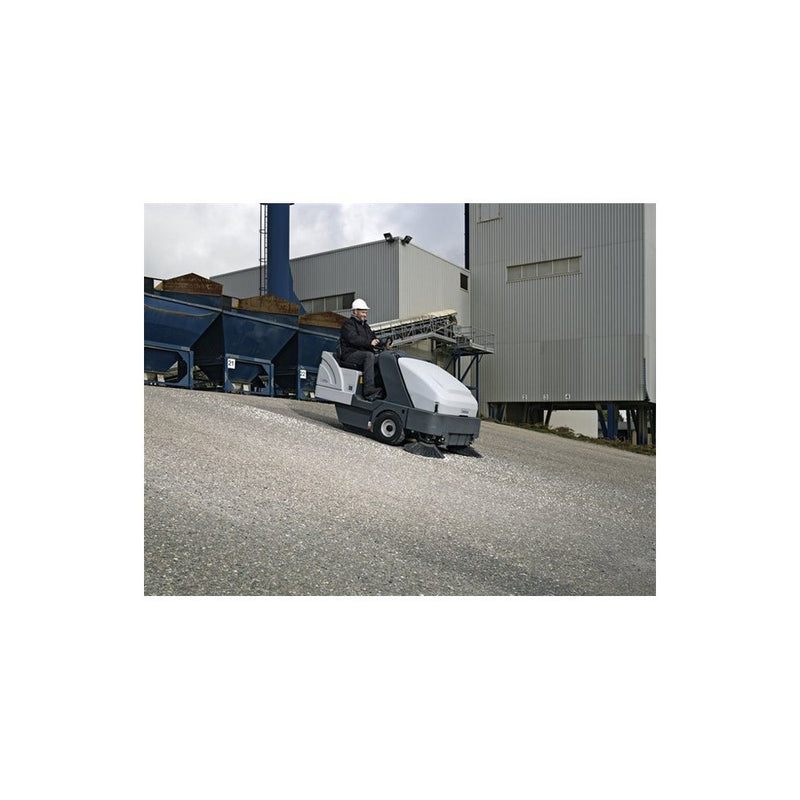 Nilfisk SR1601 D3 Maxi Ride-On Kubota Diesel Powered Rider Sweeper - The Vacuum Doctor